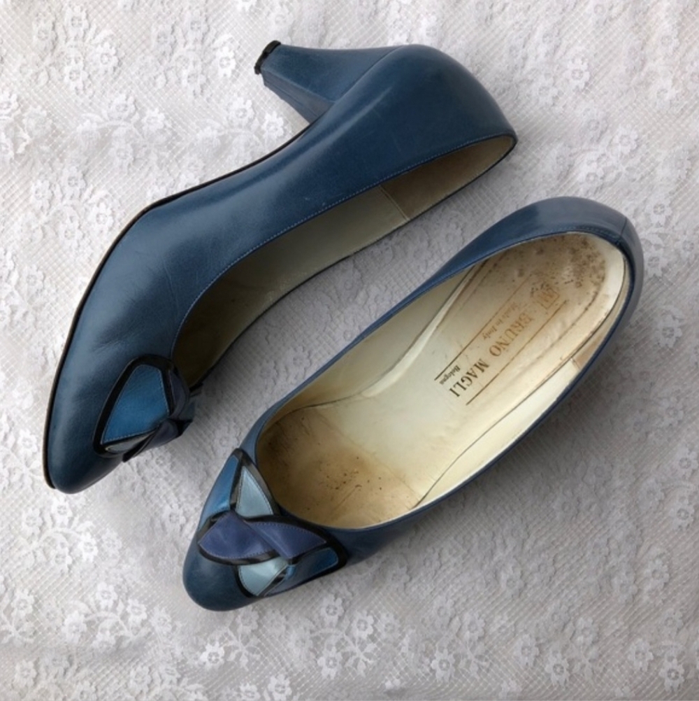 Vintage Bruno Magli High Heels with Knot Detail - Picture 7 of 15